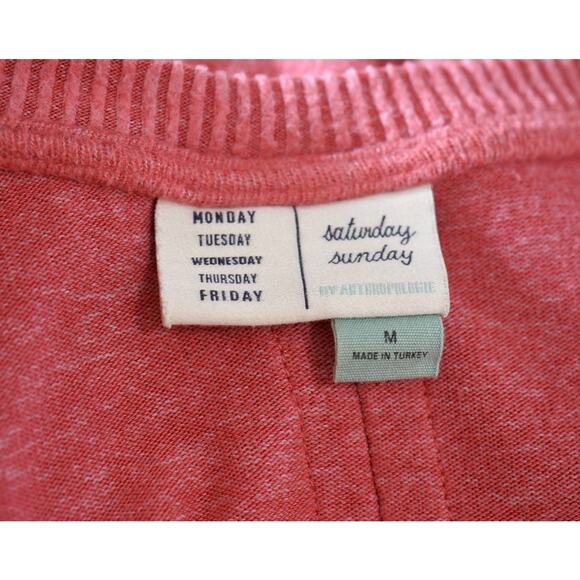 Saturday Sunday by Anthropologie - Long Sleeve V-Neck Sweater Top Pink / Size M - Picture 3 of 5